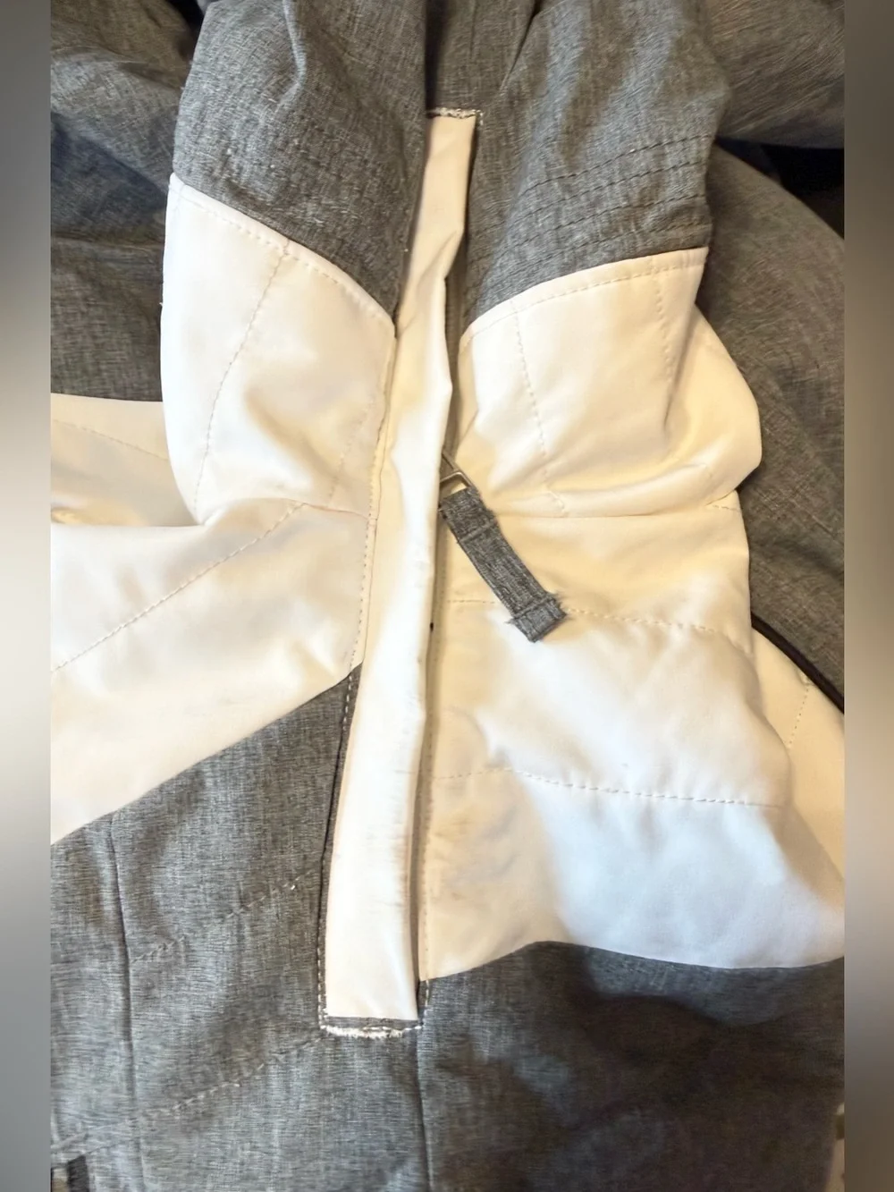 Obermeyer Girls' Rayla Jacket (Style #31064) - Two-Tone Gray Heather & White